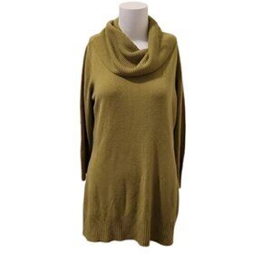 [Appleseed's] Green Cowl Neck Sweater - Size L